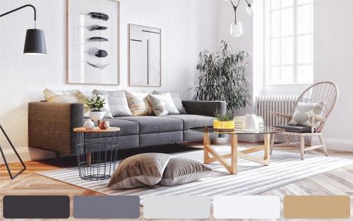 Серый в интерьере > сочетание цветов. Серый цвет в интерьере: безграничные возможности оттенка 01