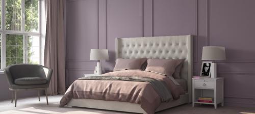 Сиреневый цвет в интерьере спальни: как использовать модный оттенок 07 Сиреневый цвет в интерьере спальни: как использовать модный оттенок 07
