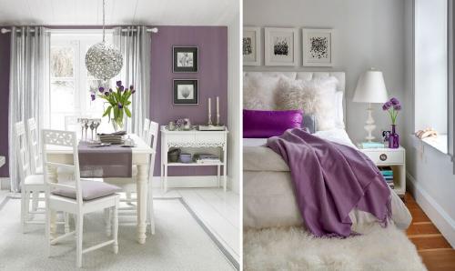 Советы по сочетанию сиреневого цвета в интерьере: 10 идеальных вариантов 01 Советы по сочетанию сиреневого цвета в интерьере: 10 идеальных вариантов 01