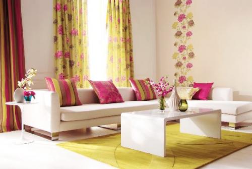 Сочетание штор и обоев. Принципы подбора штор