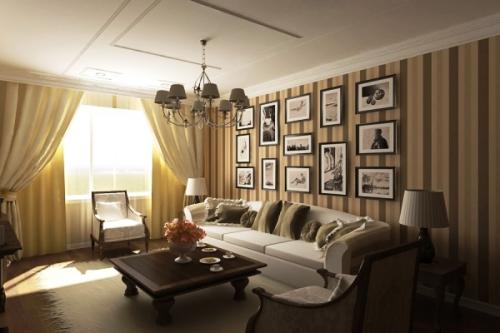 Сочетание штор и обоев. Принципы подбора штор