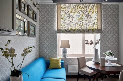 Обои с крупным рисунком в интерьере гостиной. Обои в интерьере гостиной: разновидности