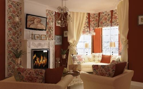 Обои для маленького зала. Принципы оформления небольших комнат