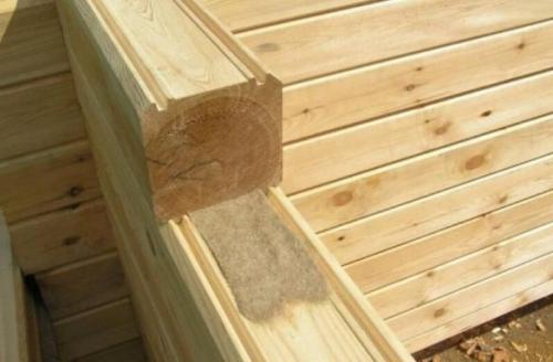 Сухой профилированный брус камерной сушки. Сухой профилированный брус