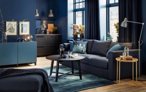 Спокойствие и гармония: как создать интерьер в синих тонах 08