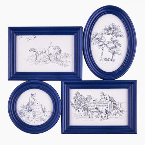 Как оформить стены гостиной с использованием синего цвета. Синий цвет в гостиной: 50+ интерьеров