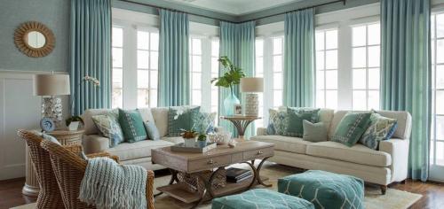 Как сделать гостиную в синих тонах стильной и современной. Интерьер гостиной в голубом цвете