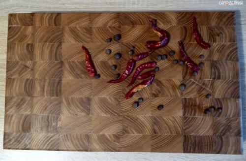 Торцевая разделочная доска для наших дам и любителей готовить. 02