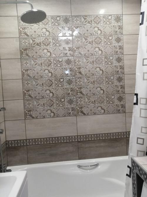 Решила похвалиться.  Ремонт в ванной. 02