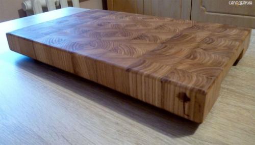 Торцевая разделочная доска для наших дам и любителей готовить. 03