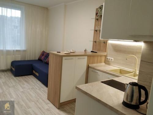 Маленькая квартира - студия с хорошей планировкой, площадью 30 кв. 01