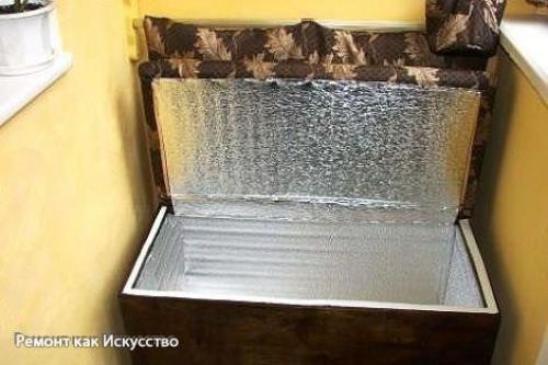 Погреб на балконе своими руками. 01 Погреб на балконе своими руками. 01