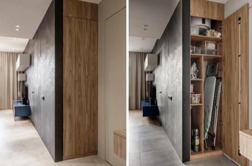 Капитальный ремонт в подарок маме. На фото хрущевка, ремонтом пытались визуально расширить пространство.  Дизайнер Лана Александрова. 08