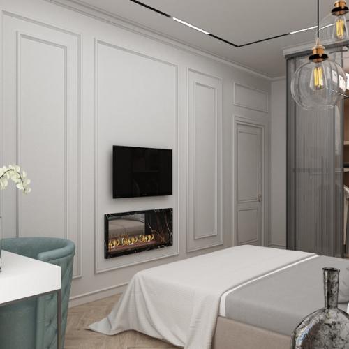 И снова узкая, вытянутая комната длиной 6 м, а шириной 3 м. гостиную к этому проекту смотрите в предыдущей публикации. 03