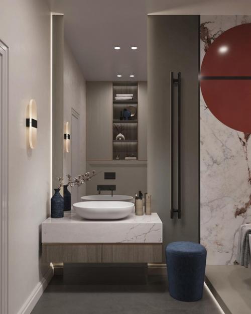 Школа ремонта.  Ванная комната 9 м 2. 01