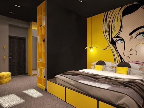 Дизайн - проект двухкомнатной квартиры в стиле поп-арт. 05