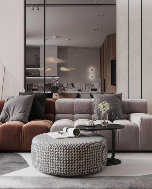 Сочный, насыщенный интерьер квартиры в современном стиле. 05