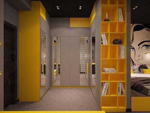 Дизайн - проект двухкомнатной квартиры в стиле поп-арт. 06