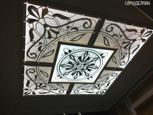 Ниша для TV и потолок в зале своими руками. 04