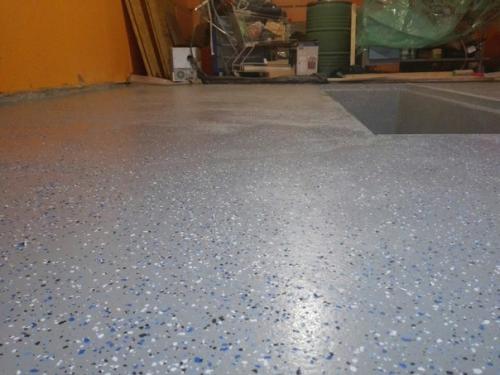 Эпоксидный двухкомпонентный пол в гараже. 06