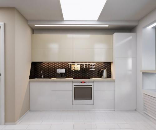 Пример дизайна интерьера однокомнатной квартиры 35 кв. 02