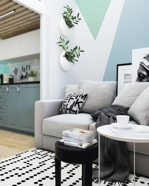 Школа ремонта.  Не так-то просто уместить в 20 м 2 множество зонирований, а именно: 03