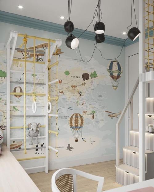 В маленькой детской важно создать уютное и многофункциональное пространство, несмотря на компактные габариты помещения. 06