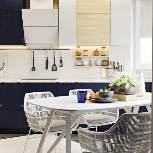 Школа ремонта.  Кухня в современном стиле. 02