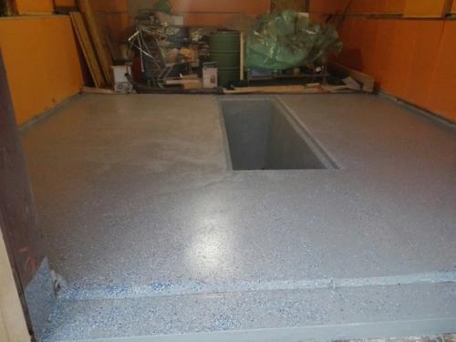 Эпоксидный двухкомпонентный пол в гараже. 02