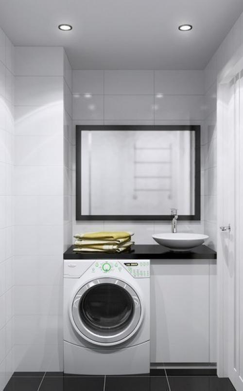 Пример дизайна интерьера однокомнатной квартиры 35 кв. 01