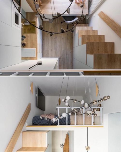 Интересный проект комнаты в коммуналке. 02