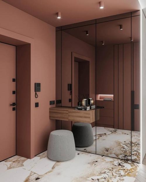 Сочный, насыщенный интерьер квартиры в современном стиле. 08