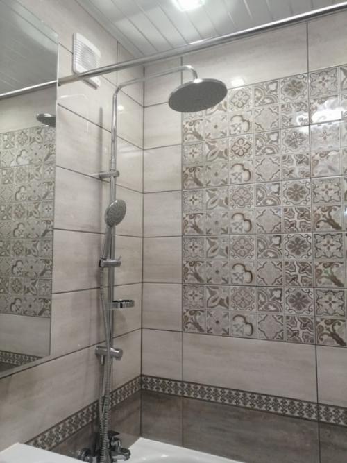 Решила похвалиться.  Ремонт в ванной. 03