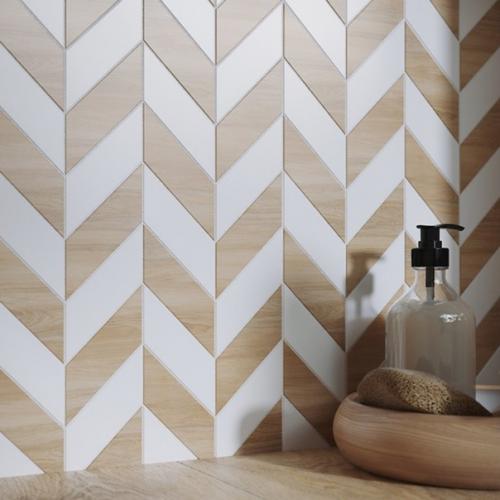 Плитка с рисунком шеврон. 03