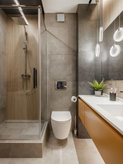 Капитальный ремонт в подарок маме. На фото хрущевка, ремонтом пытались визуально расширить пространство.  Дизайнер Лана Александрова. 06