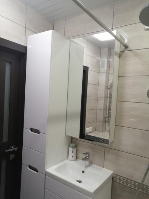 Решила похвалиться.  Ремонт в ванной. 05