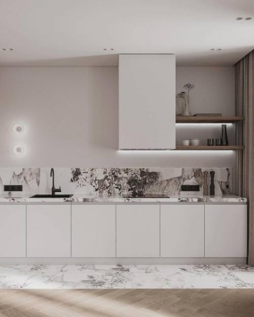 Сочный, насыщенный интерьер квартиры в современном стиле. 02