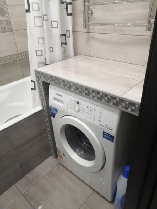 Решила похвалиться.  Ремонт в ванной. 01