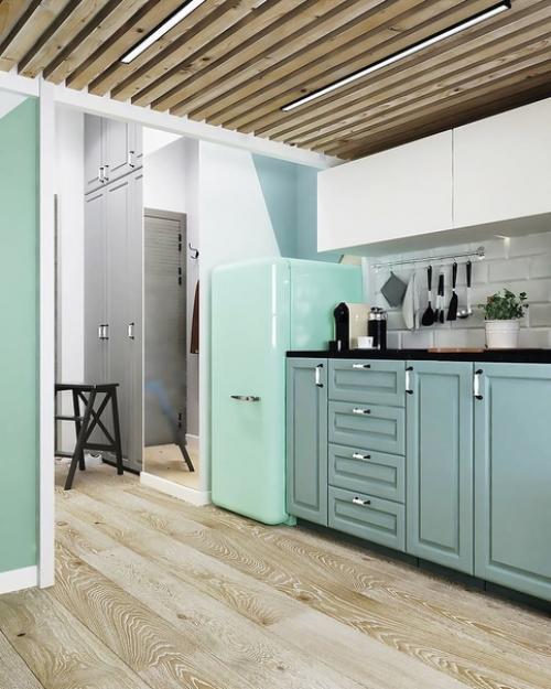 Школа ремонта.  Не так-то просто уместить в 20 м 2 множество зонирований, а именно: 04