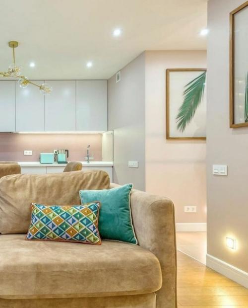 Реализованный дизайн проект в небольшой квартире. 02