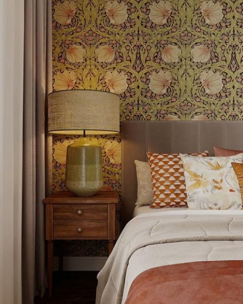 Атмосферный и глубокий интерьер в осенней палитре. 04