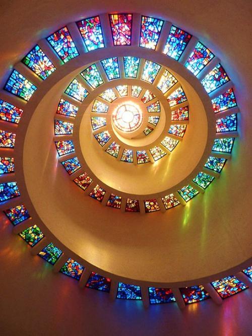 Витражи в интерьере. 04
