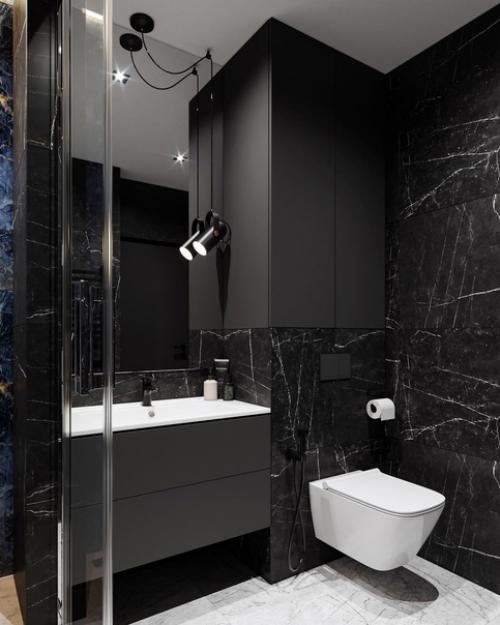 Оу, Даже не знаю, существует ли более стильный интерьер ванной комнаты. 05