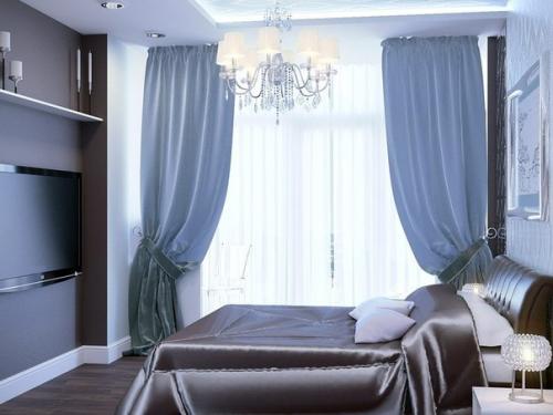 Роскошный дизайн интерьера спальни. 01