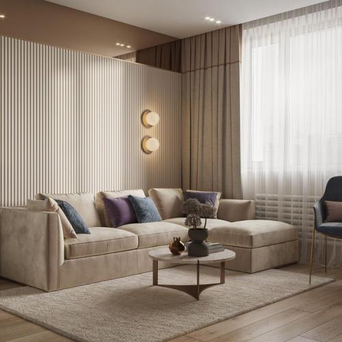 Вкусный дизайн 2-х комнатной квартиры. 06