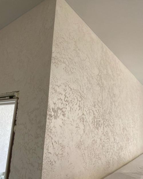 Отделка декоративной штукатуркой. 08