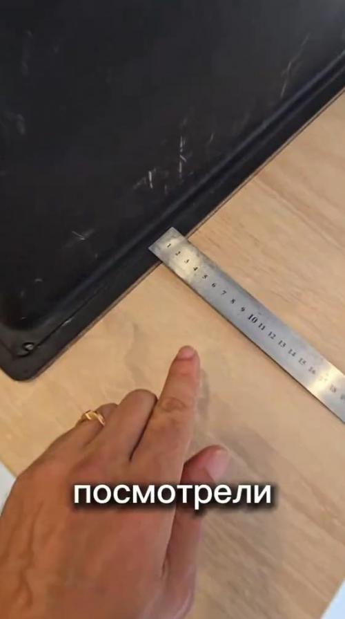 Мы вырезаем отверстие под раковину. 01