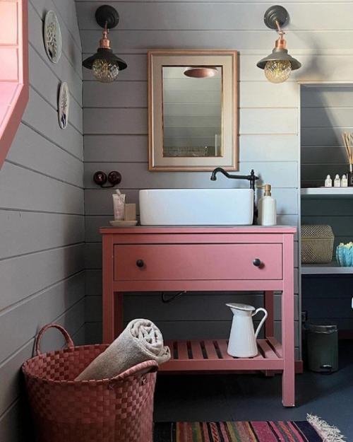 Ванная комната в мансарде, реализованный проект жени Ждановой. 02