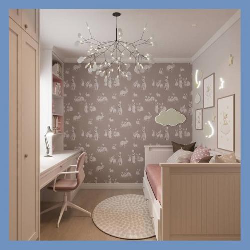 Идея интерьера комнаты для девочки. 01