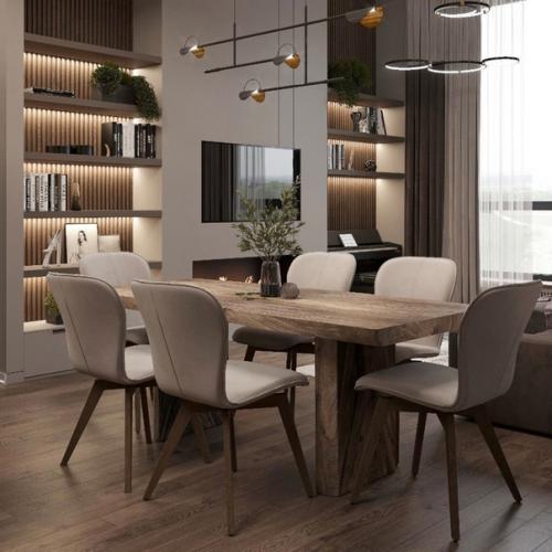 Кухня - гостиная - столовая. 05